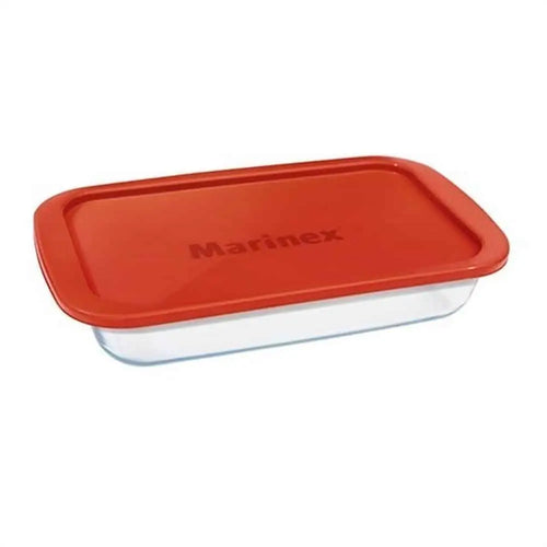 ASADERA RECTANGULAR C/TAPA 2900ML MARINEX
