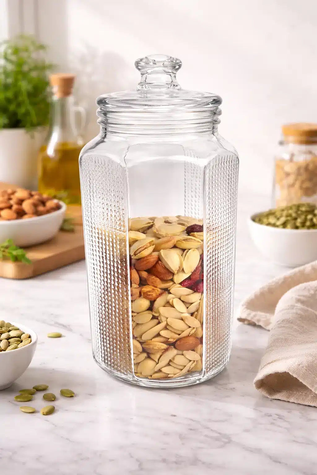 FRASCO GALLETAS VIDRIO 3000 ML