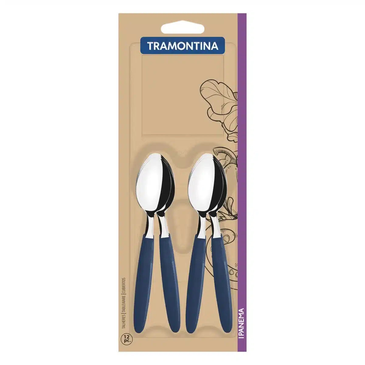 CUCHARA X 12 TE AZUL IPANEMA 23367/910 T