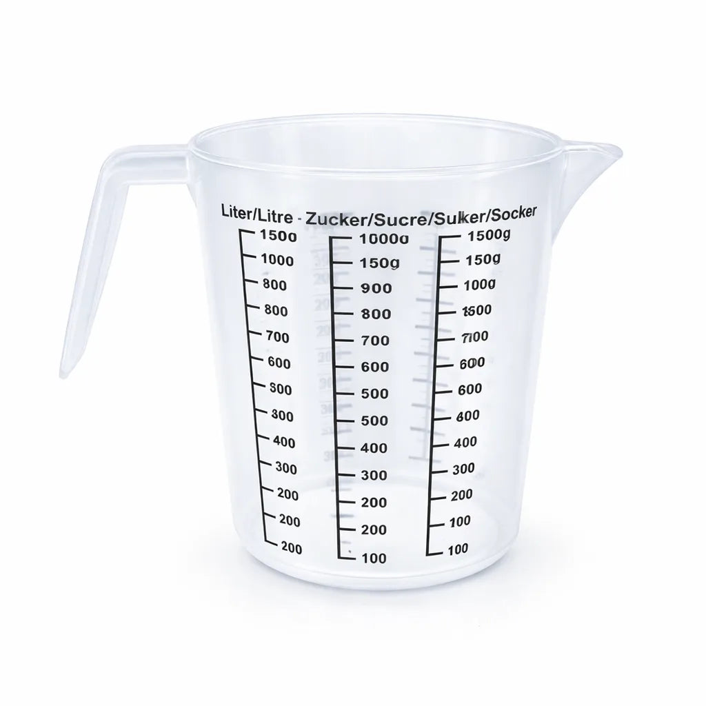 JARRA MEDIDORA PLÁSTICA 1500 ML
