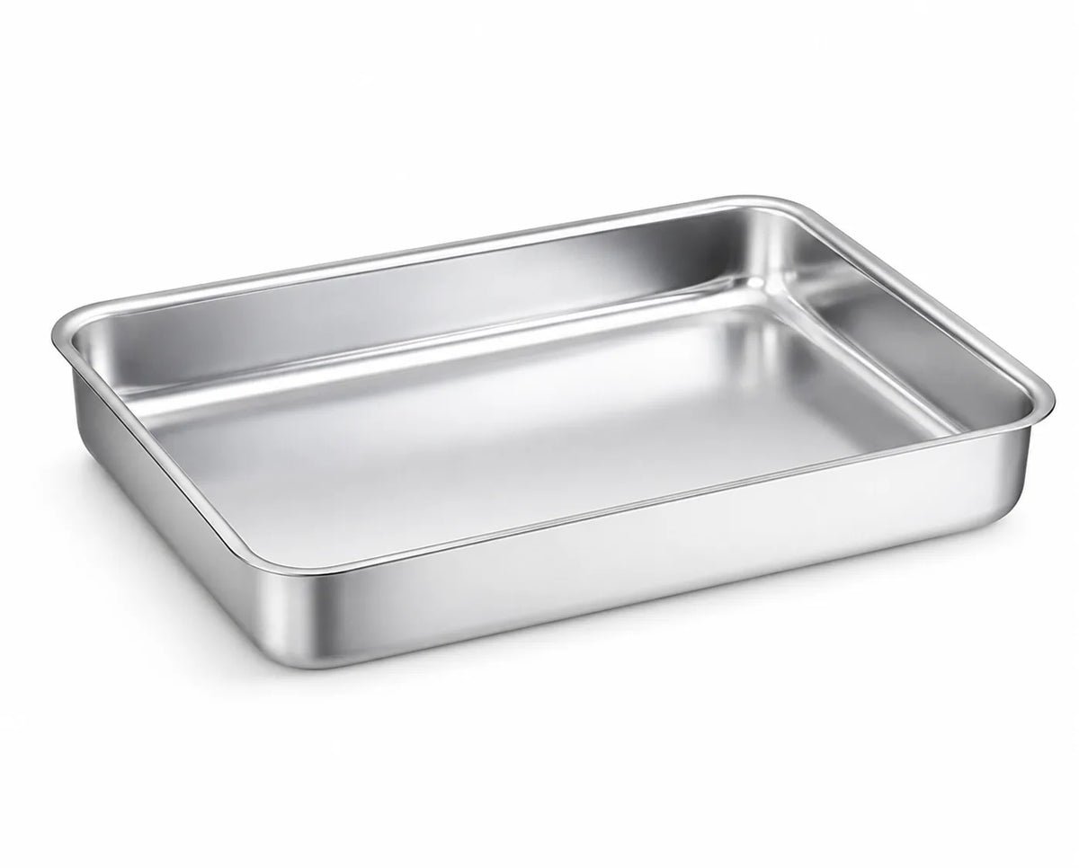 Asadera Aluminio  Mediana 31 X 23