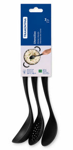 UTENSILLOS 3 PIEZAS NEGRO ABILITY TRAMONTINA