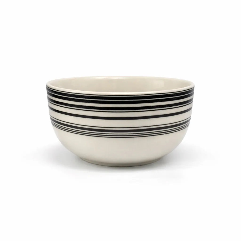 BOWL BAJO DECORADO EN LÍNEAS FINAS