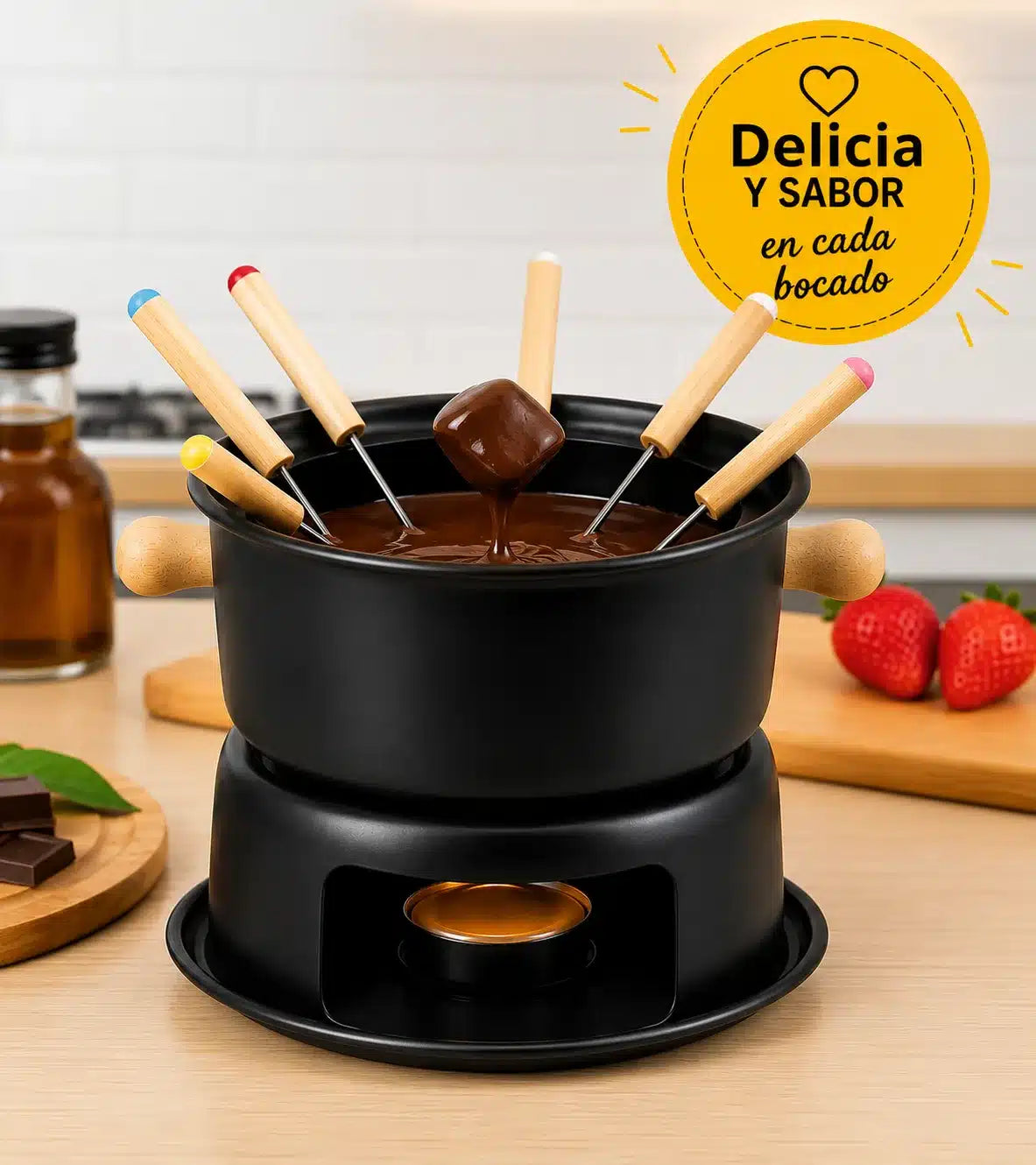 SET PARA FONDEAU NEGRO 6 PERSONAS
