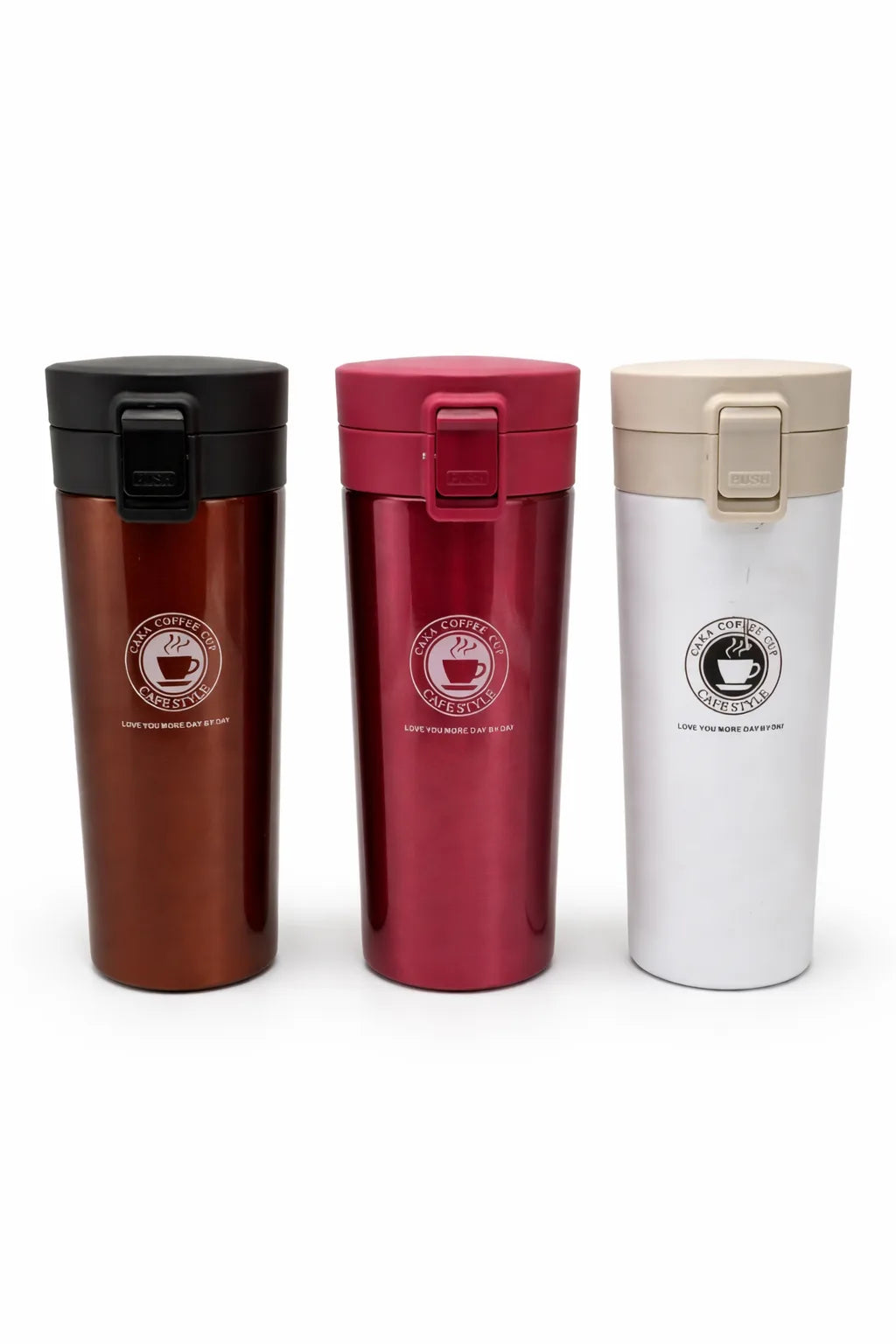 VASO TÉRMICO HERMÉTICO 500 ML ACERO INOX| ANTIDERRAME | FRÍO Y CALOR