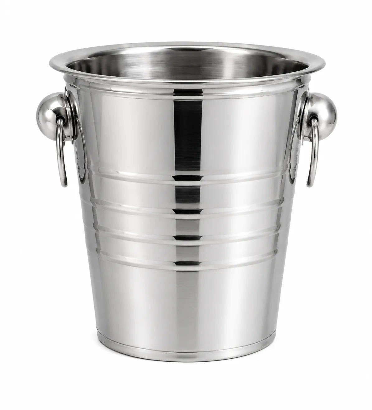 Hielera Acero Inoxidadle Con Aros 3 Litros 19 Cm 1119-21