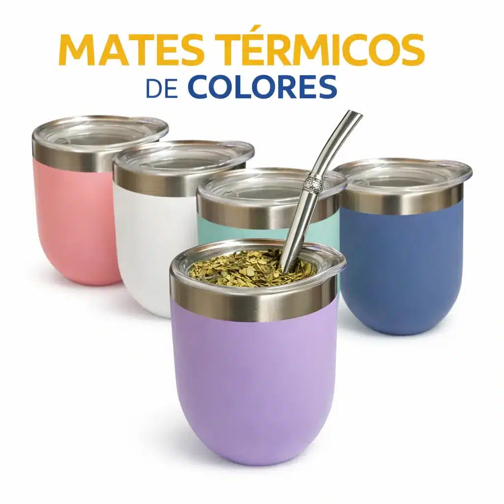MATE HUEVITO COLORES PASTELES