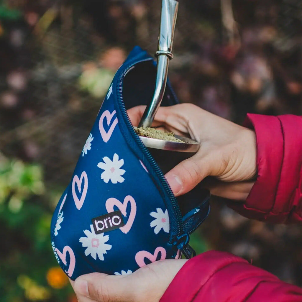 FUNDA NEOPRENE PARA MATE CON CIERRE | PROTECTOR TÉRMICO FLEXIBLE BRIO