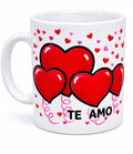 Taza Corazones Te Amo 10 X 8 Cm Us822-14