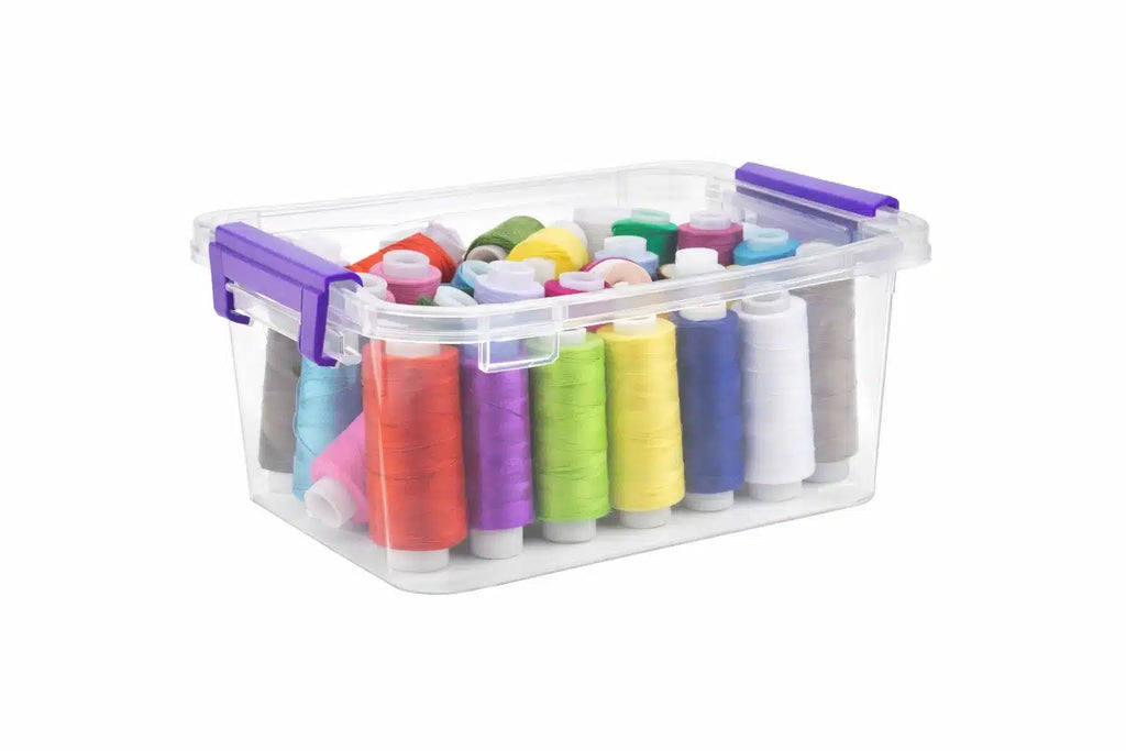 CAJA PLÁSTICA CON BROCHE 1.2 L
