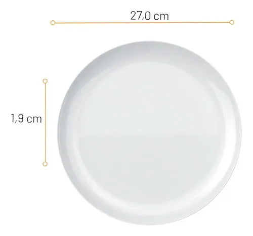 PLATO LLANO 27 CM OPALINE DURALEX