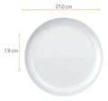 PLATO LLANO 27 CM OPALINE DURALEX