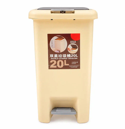 BASURERO CON DOBLE PEDAL 20 LT XJLA3