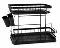 ESCURRIDOR NEGRO 2 PISOS 44 X 27 X 37 CM