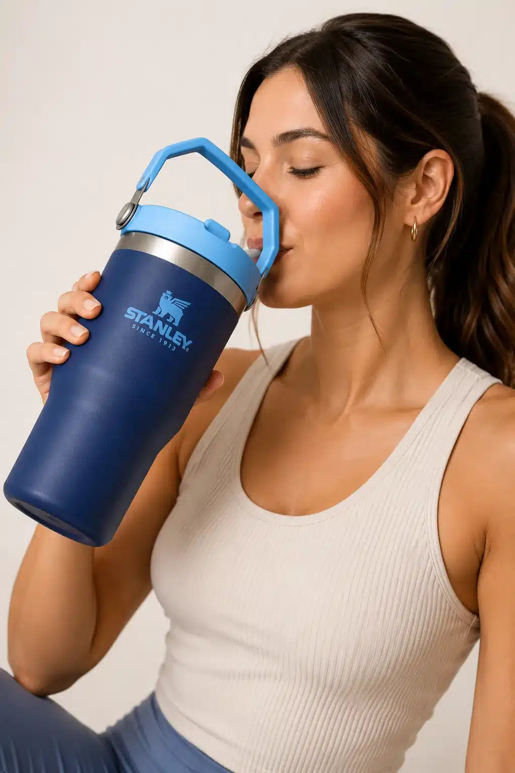 VASO TÉRMICO STANLEY 590ML AZUL PREMIUM