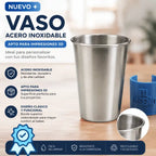 Vaso de Acero Inox 500 Ml