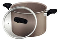 OLLA ALTA 26 CM MILAZZO TAPA DE VIDRIO