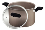 OLLA ALTA 26 CM MILAZZO TAPA DE VIDRIO