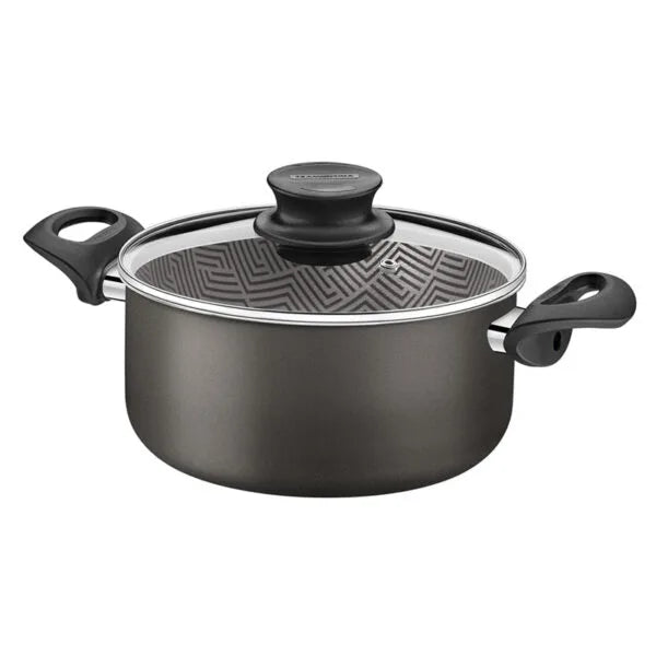 CACEROLA PARIS NEGRA 28 CON ASAS 28524