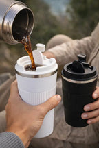 VASO TÉRMICO ACERO INOXIDABLE 500 ML | TAPA HERMÉTICA ANTIDERRAME 