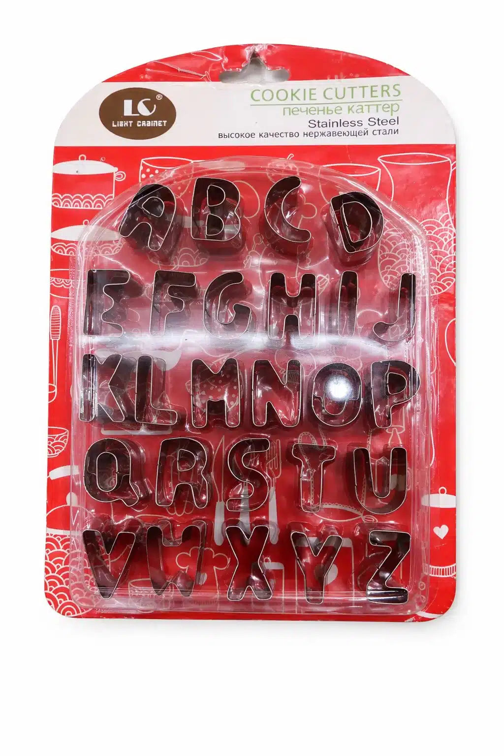MOLDE LETRAS REPOSTERÍA ACERO INOX