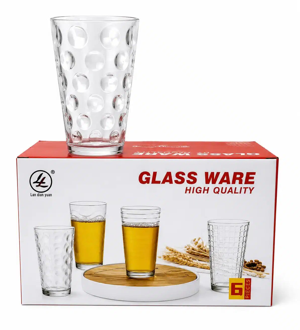 Vaso Lunares X 6 Grande 13 CM