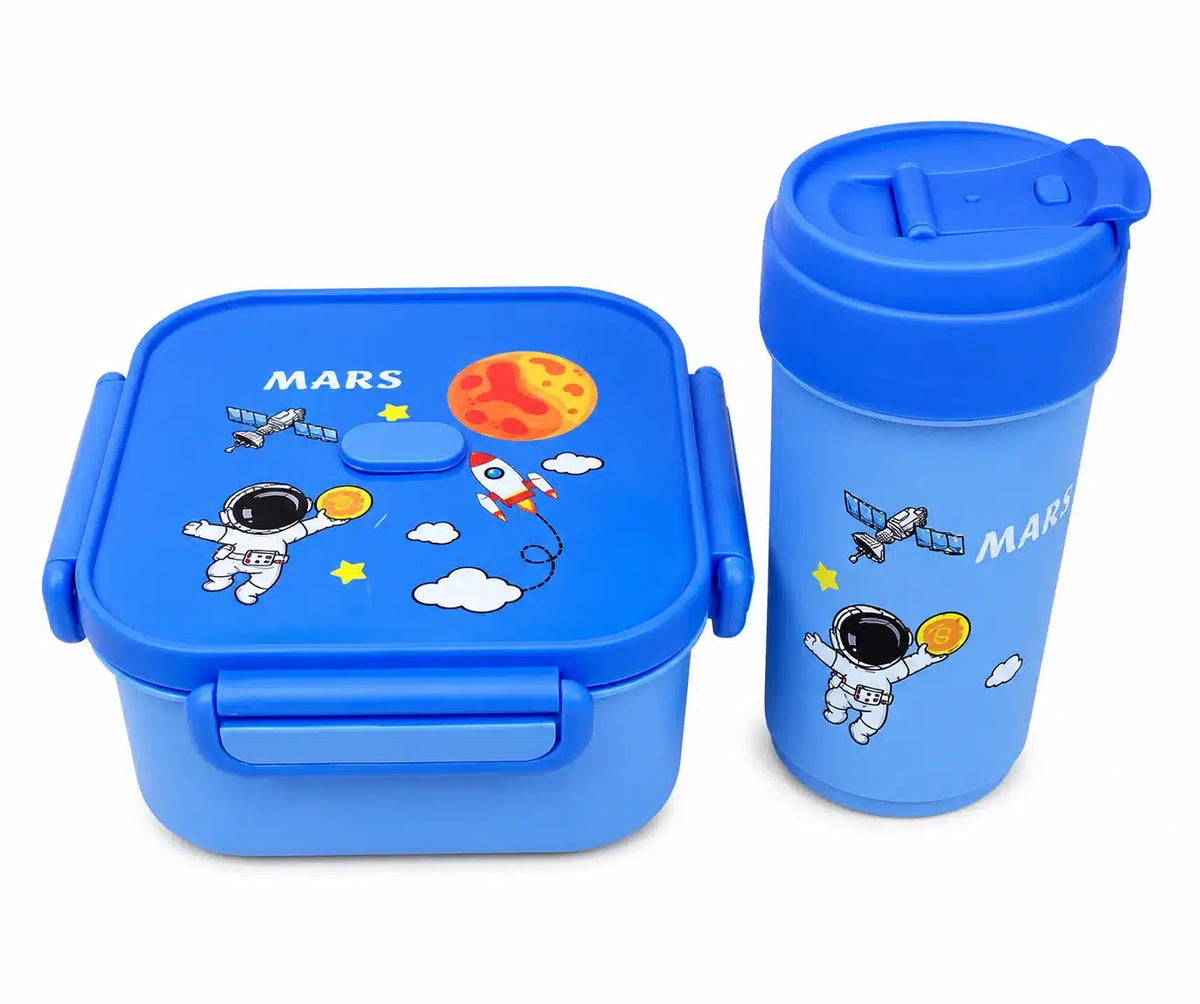 SET LUNCH BOX+ VASO +CUCHARITA| DISEÑOS INFANTIL