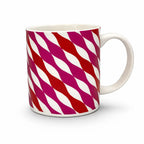 TAZA MUG BAJA ROMBOS DIAGONALES 905 X 8.5 CM