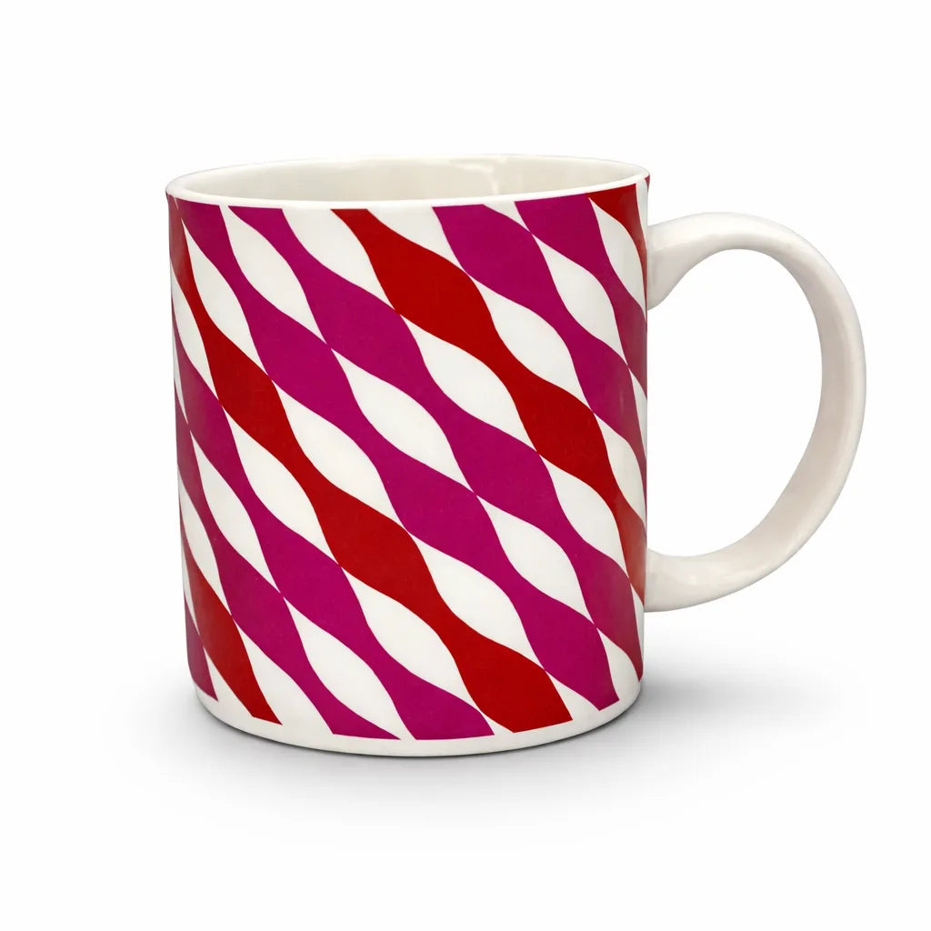 TAZA MUG BAJA ROMBOS DIAGONALES 905 X 8.5 CM