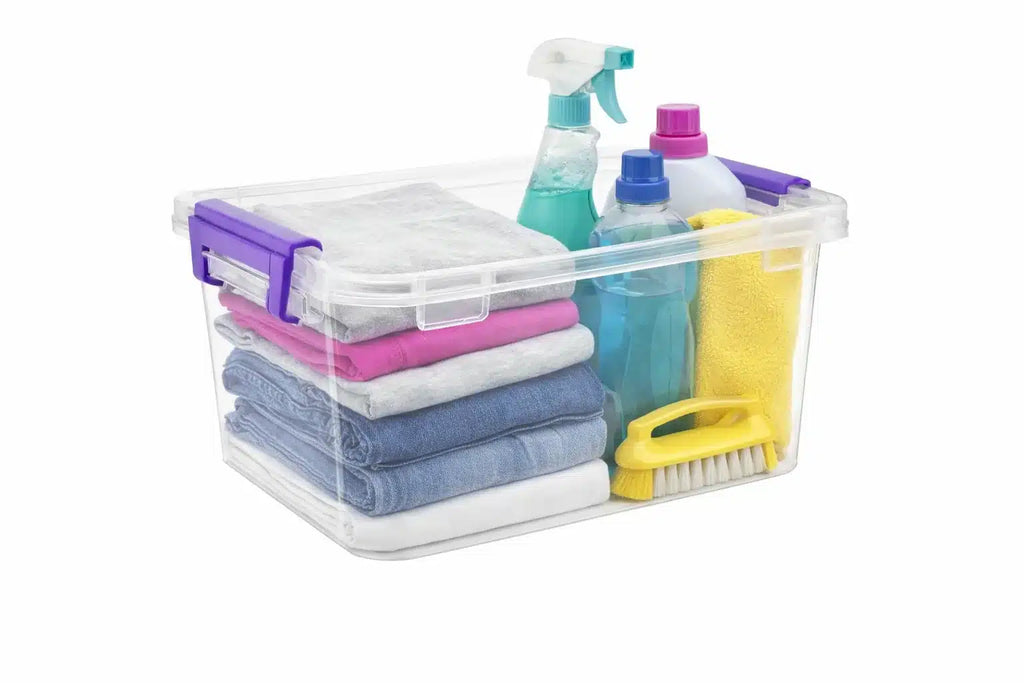 CAJA PLÁSTICA CON BROCHE 2 L