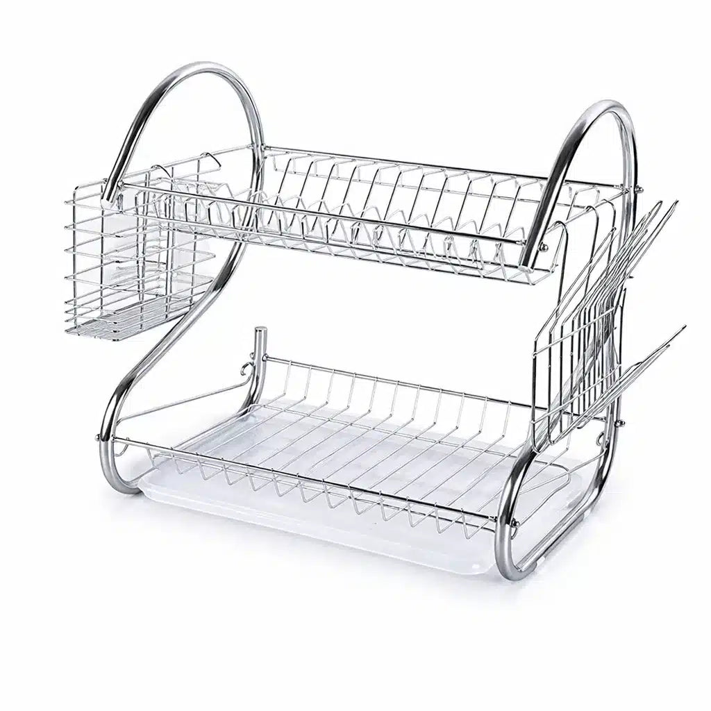 ESCURRE PLATOS METAL 2 PISOS