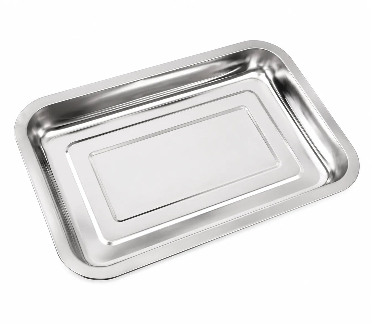 Asadera Rect  31 X 21 Acero Inox Económica