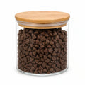 FRASCO DE VIDRIO TAPA BAMBOO 800 ML