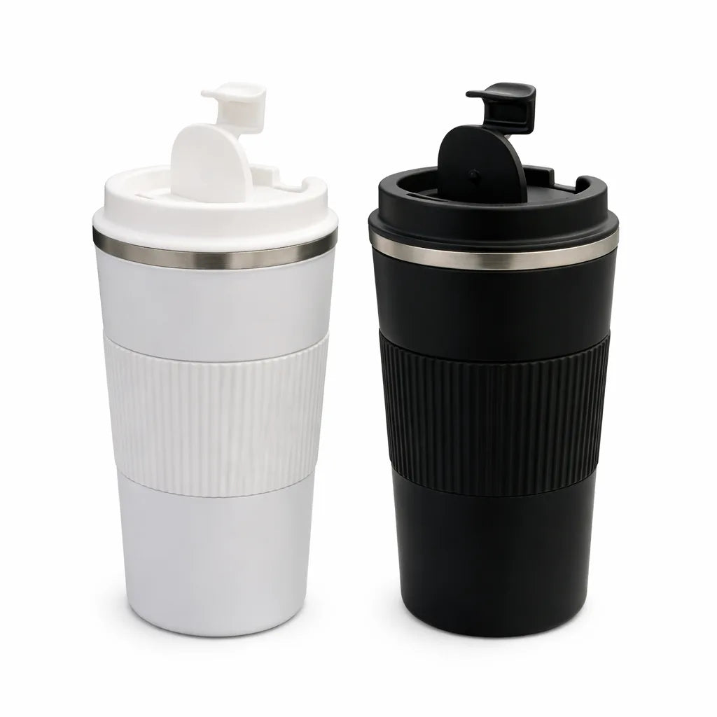 VASO TÉRMICO ACERO INOXIDABLE 500 ML | TAPA HERMÉTICA ANTIDERRAME 
