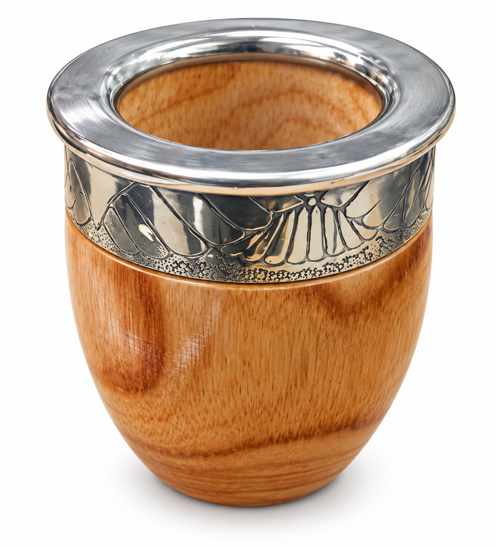Mate Imperial de Madera con Alpaca