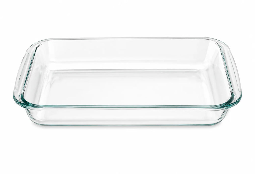 Asadera Rectangular 2.2 L Vidrio Templado Horno