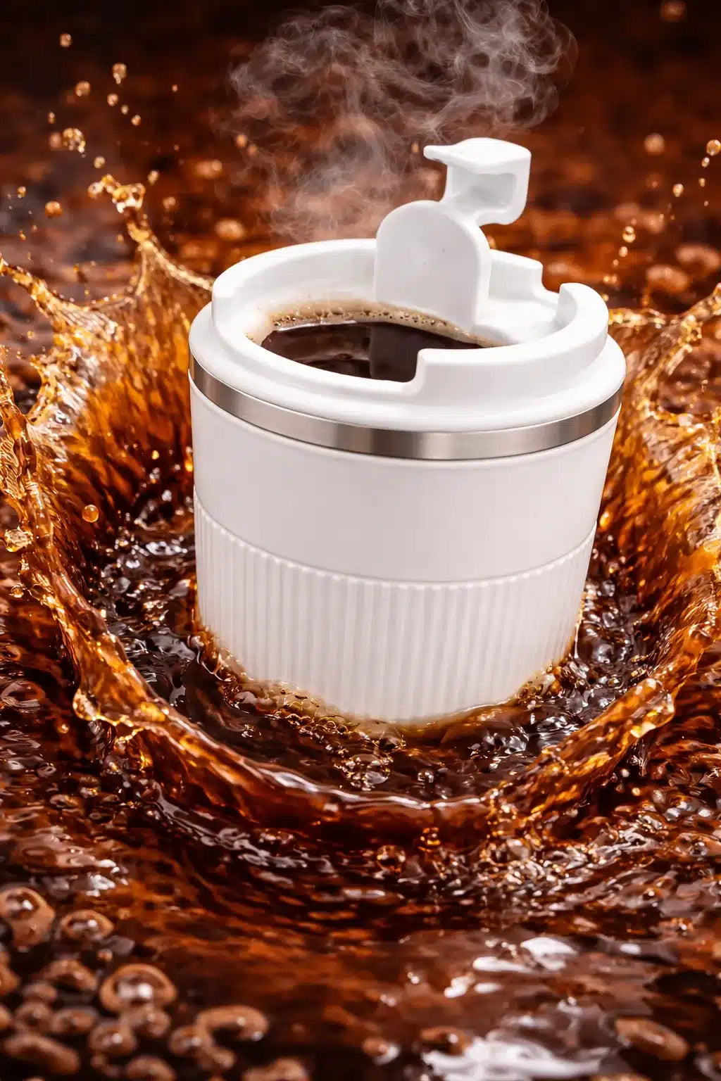 VASO TÉRMICO ACERO INOXIDABLE 500 ML | TAPA HERMÉTICA ANTIDERRAME 