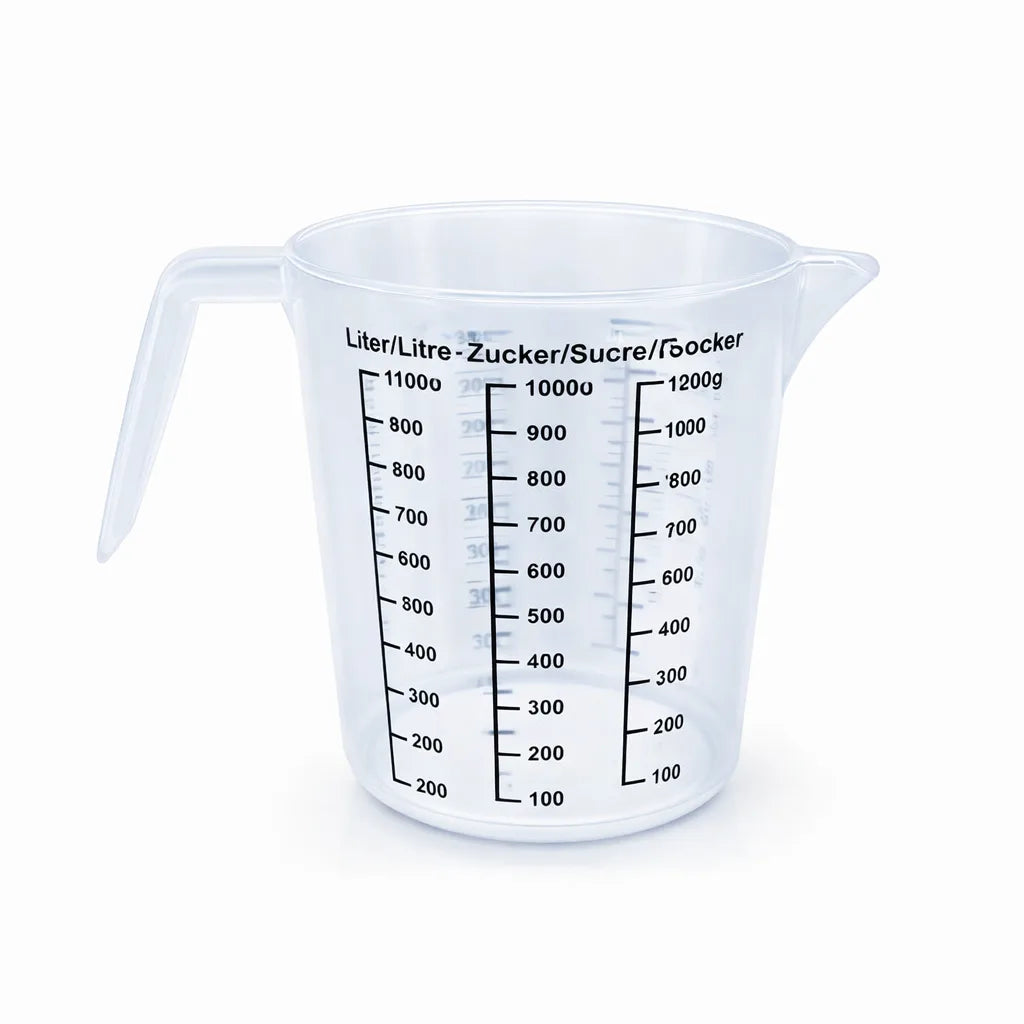 JARRA MEDIDORA PLÁSTICA 1200 ML