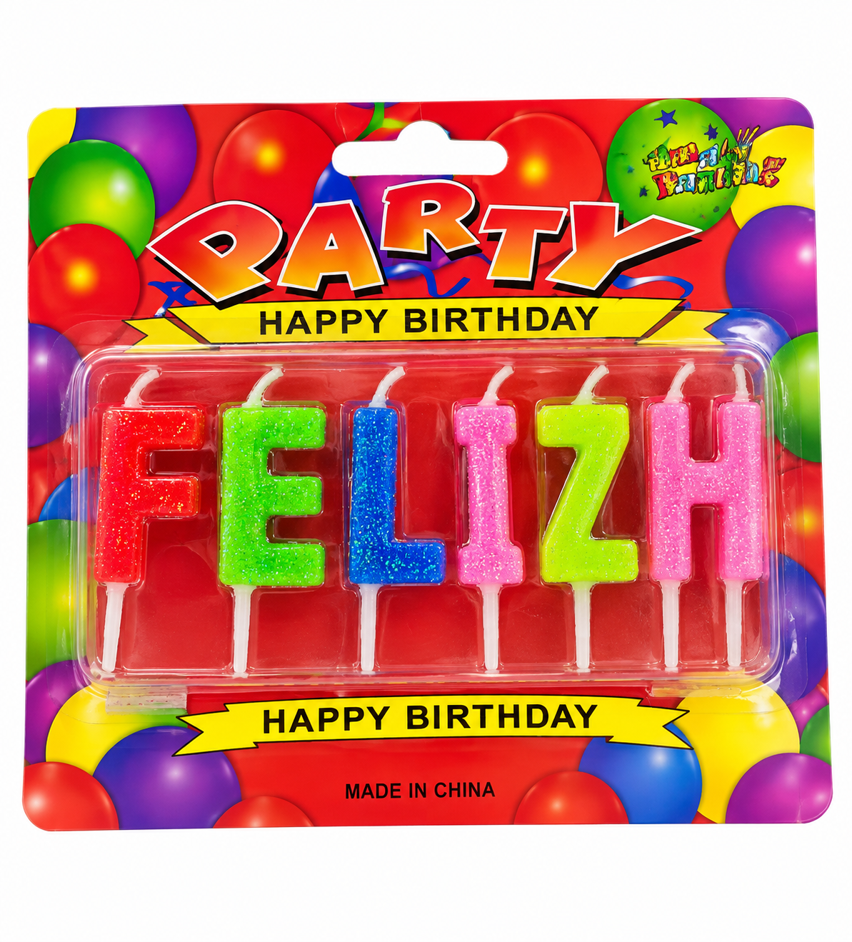 Vela Letras Feliz Cumpleaños B5-10