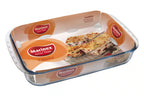 ASADERA RECTANGULAR HONDA 1.600 ML DE VIDRIO