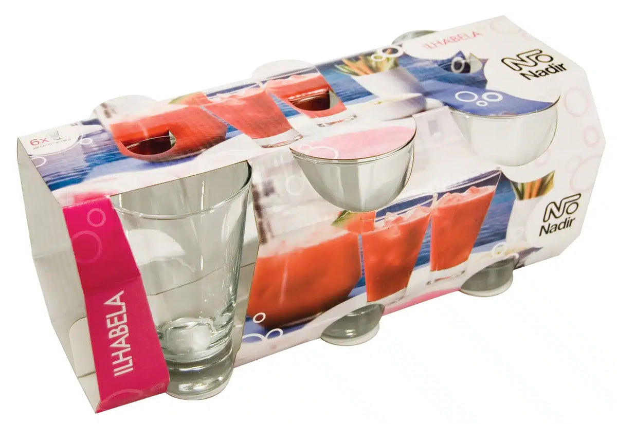 VASO ILHABELA 400 ML DE REFRESCO X 6