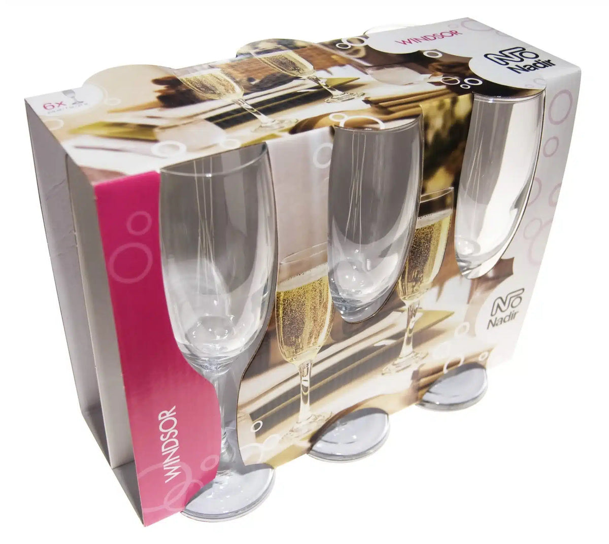 COPA DE CHAMPAGNE X 6 210 ML WINDSOR