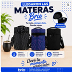 Matera Térmica Brio con Correa Ajustable | Porta Mate con Interior Acolchado y Conservación de Temperatura