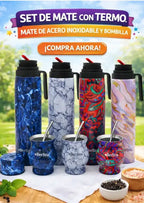 TERMO + MATE 1 LITRO ARABESCO BERLINA
