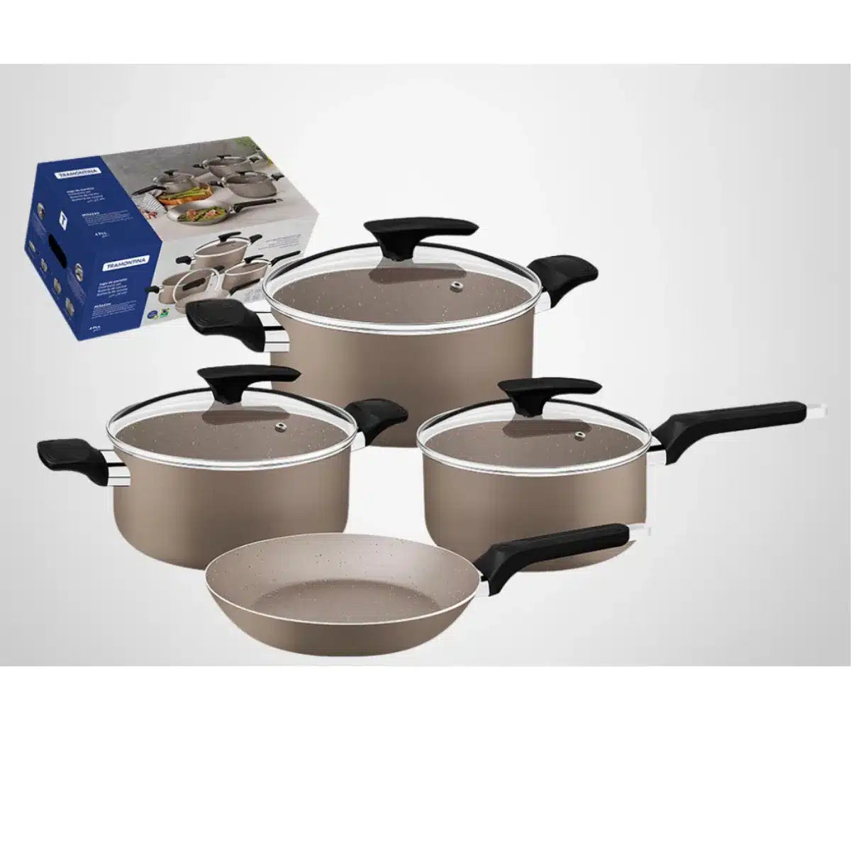 JUEGO DE BATERÍA 4 PIEZAS MILAZZO