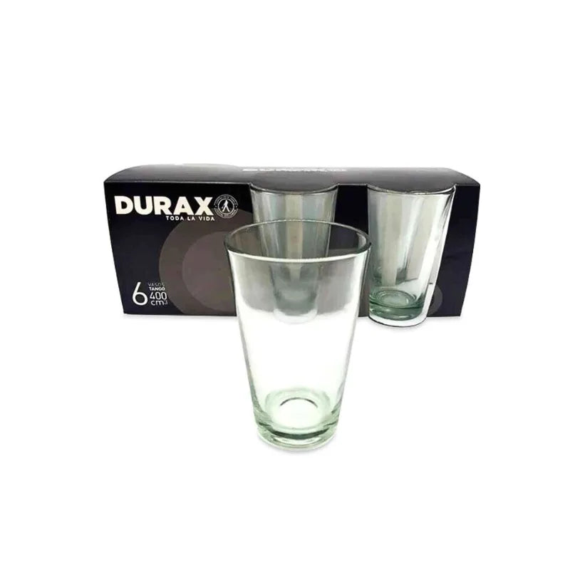 VASO X 6 ALTO CONICO TANGO 400 ML