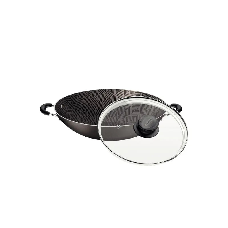WOK PARIS 32 CM CON TAPA TRAMONTINA CAJA