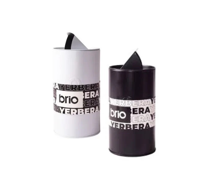 YERBERA DE METAL BRIO CILÍNDRICA