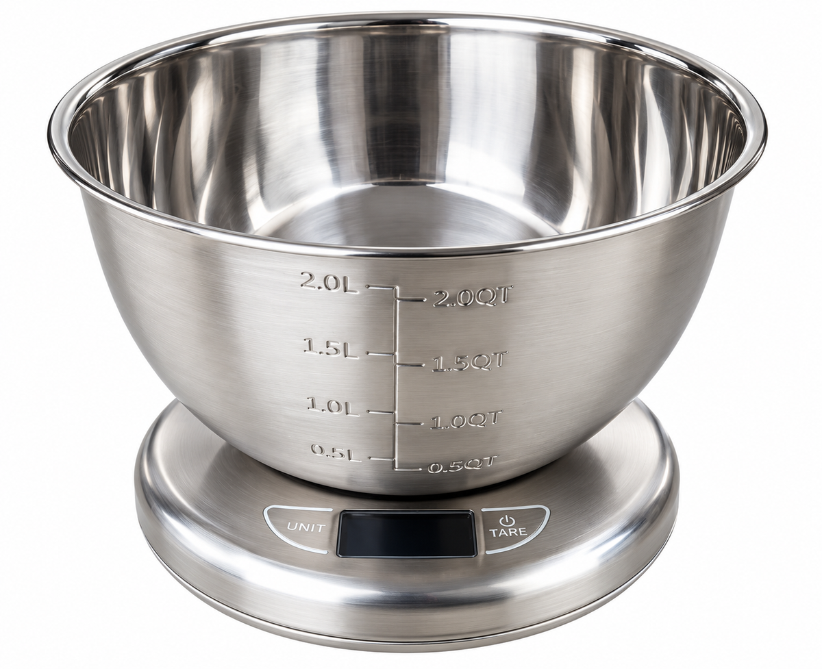 Balanza Eléctrica de Cocina con Bowl de Acero (5377)