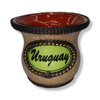 MATE VIDRIO FORRADO CON APLIQUE